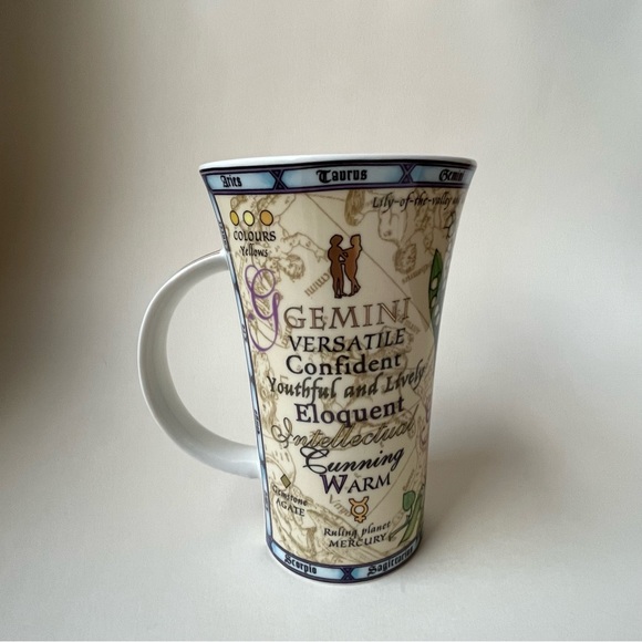 Dunoon Gemini The Twins Zodiac Mug Design By Jack Dadd Scotland - Picture 2 of 7